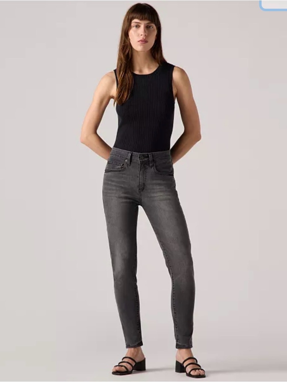 Levi's 721 size 12 / 31 Women's Grey Skinny Jeans